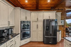 Kitchen with full size appliances