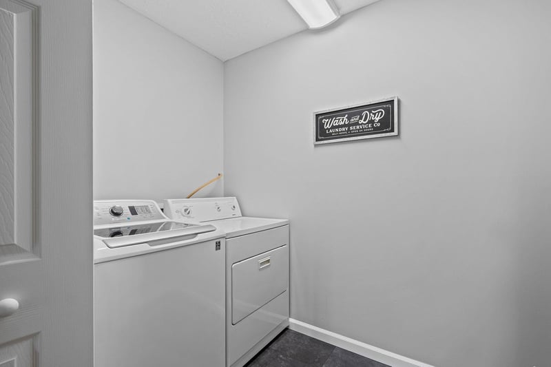 washer and dryer