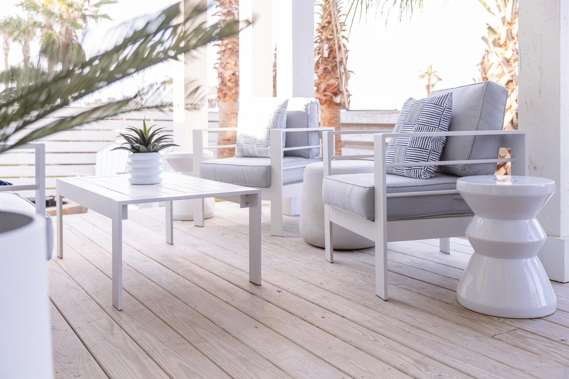 Exterior Seating Area, Back Porch