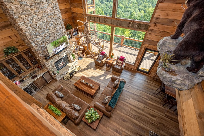 Living Room Fireplace Area