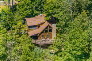 Aerial view of Alpine Romance