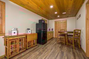 Lower level kitchenette