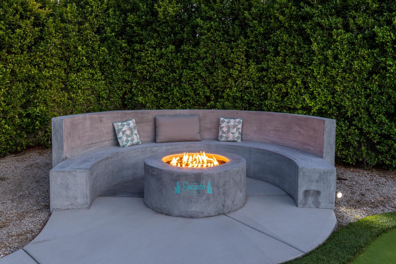 Time for a glass of wine around the firepit