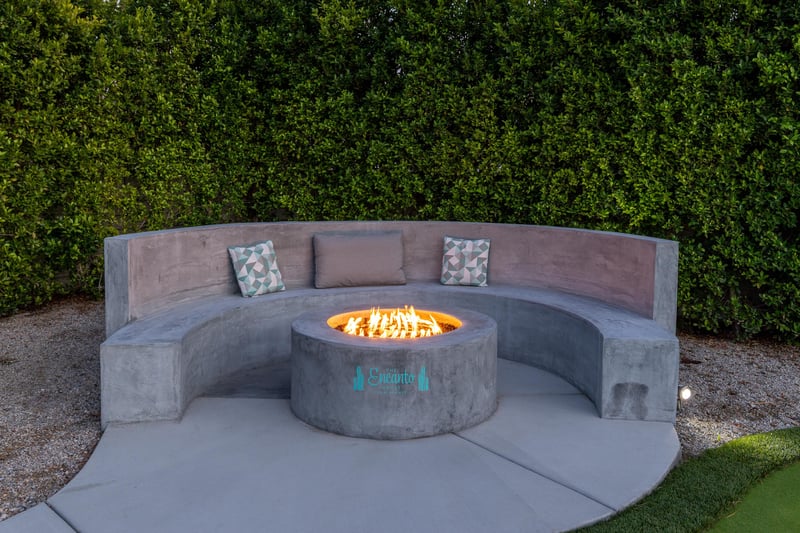 Time for a glass of wine around the firepit