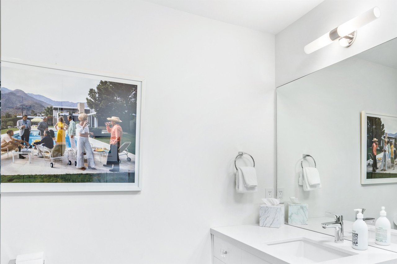 Sleek and clean bathrooms