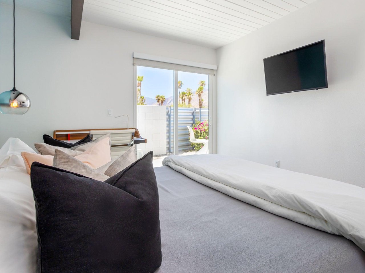 Flat screen TVs for relaxing movie nights
