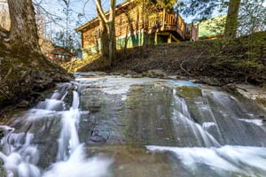 Cascade at Gone Fishin, a 2bedroom cabin rental located in Pigeon Forge