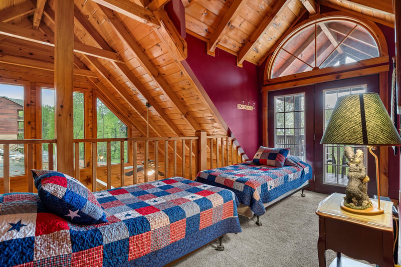 Loft Area Twin Beds
