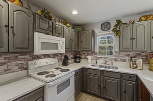 Kitchen Stove and Sink