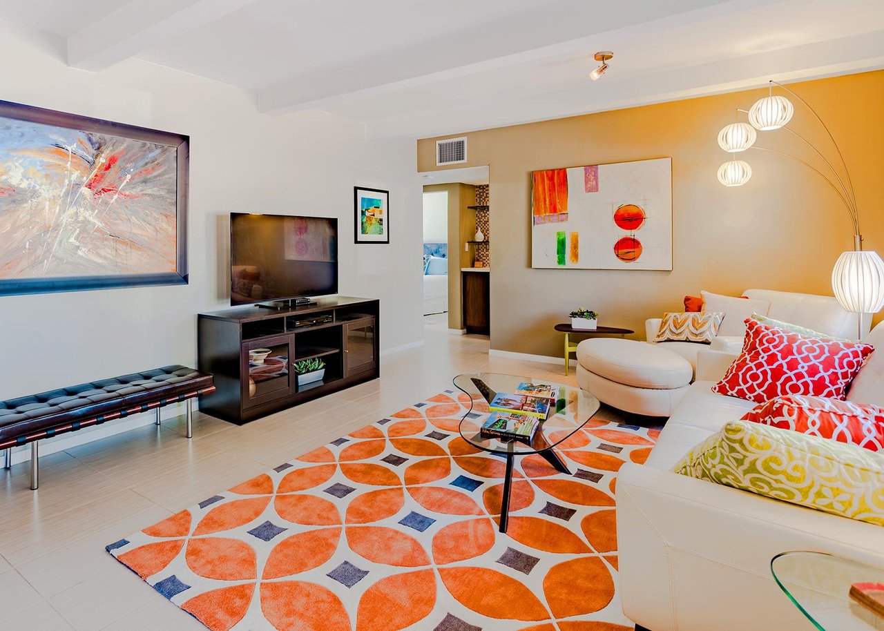 Flat screen TVs for relaxing movie nights