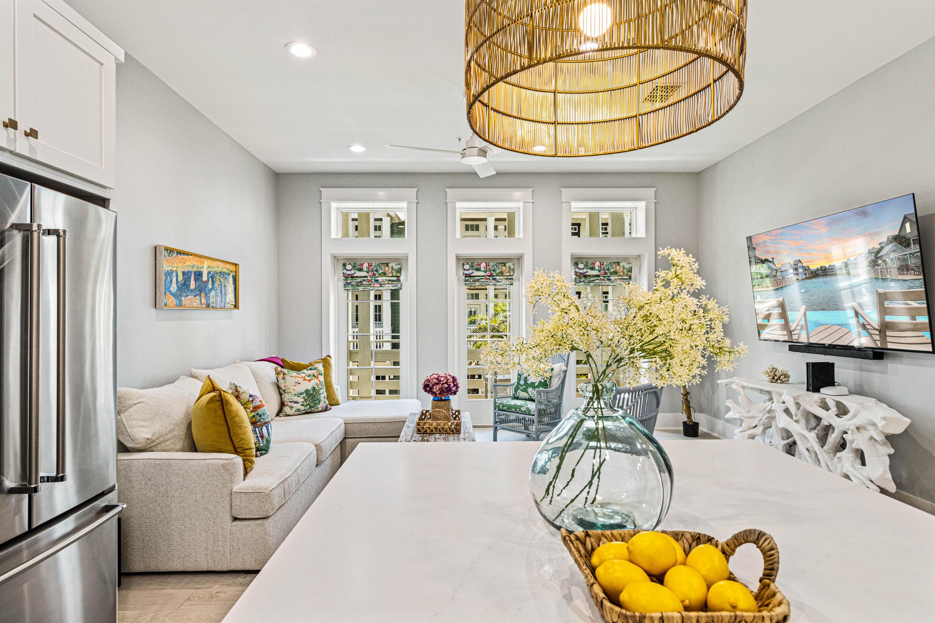 Kitchen and Living Room