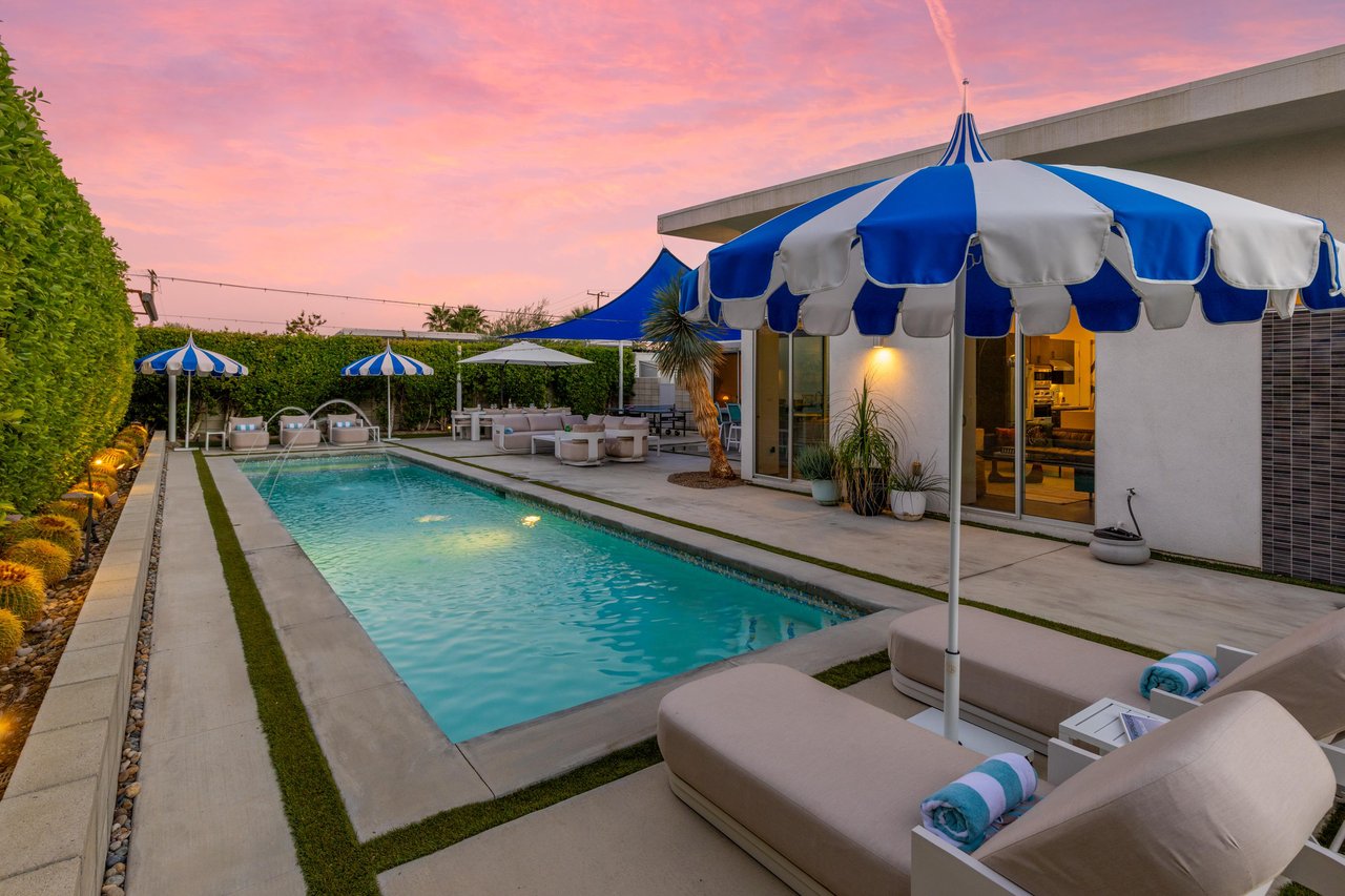 Watch the sunset from this amazing pool