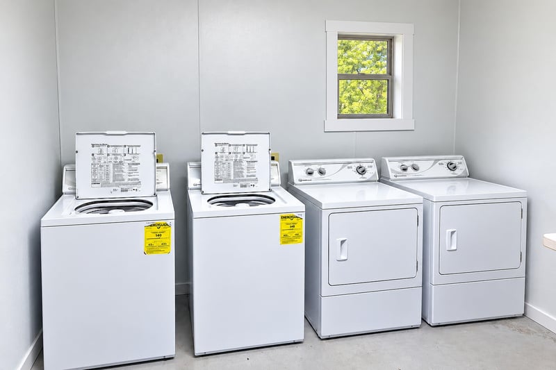 Your laundry is taken care of with dual washers and dryers, so you can pack light and refresh your wardrobe whenever you need.