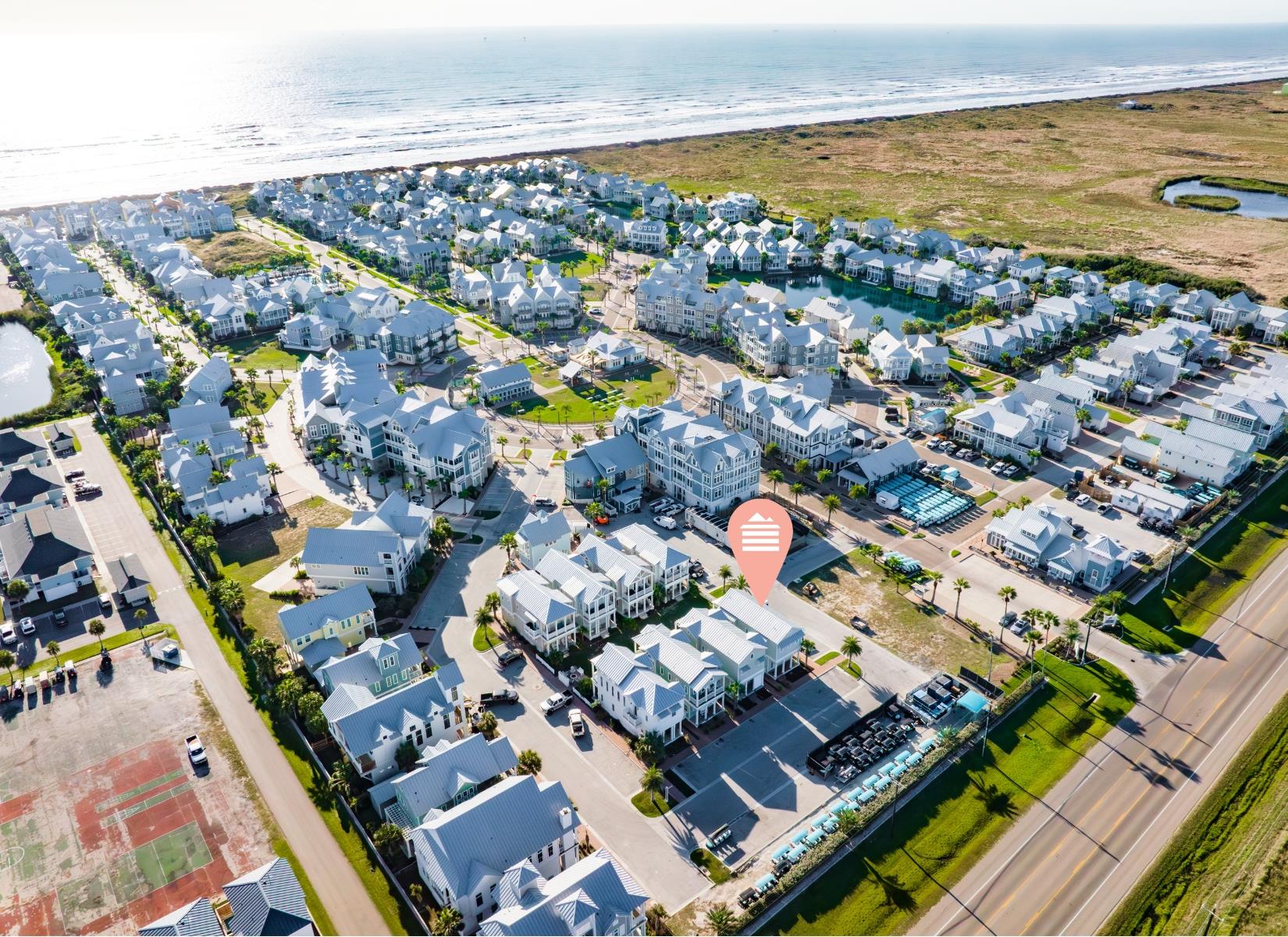 Aerial View, Location