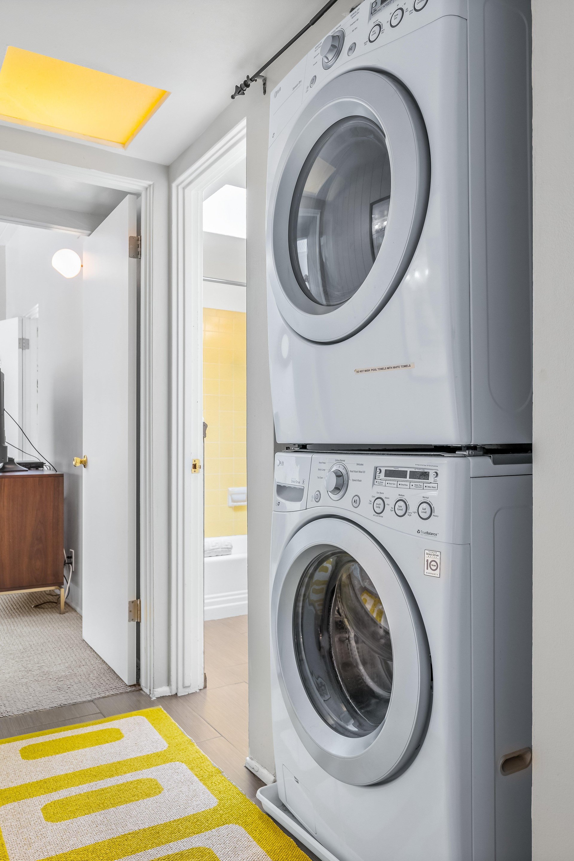 Washer and dryer