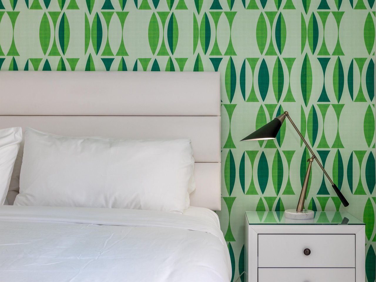 Gorgeous wallpaper in every room