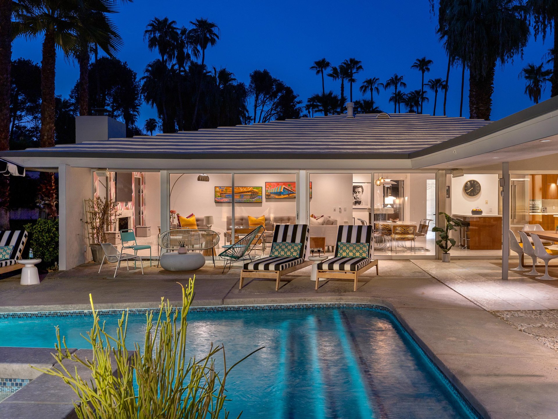 Spend your evenings by the pool