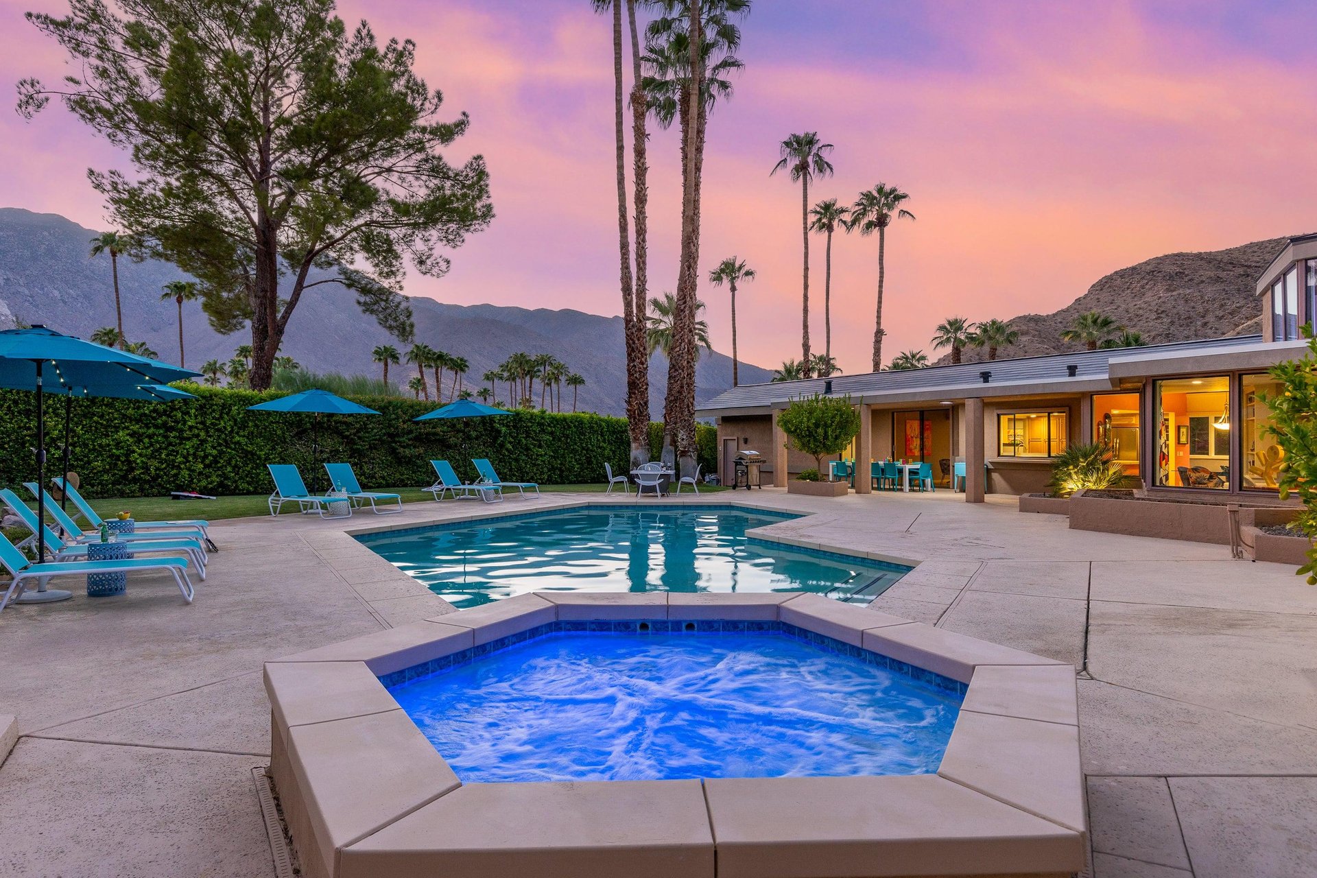 Soak in the jacuzzi
