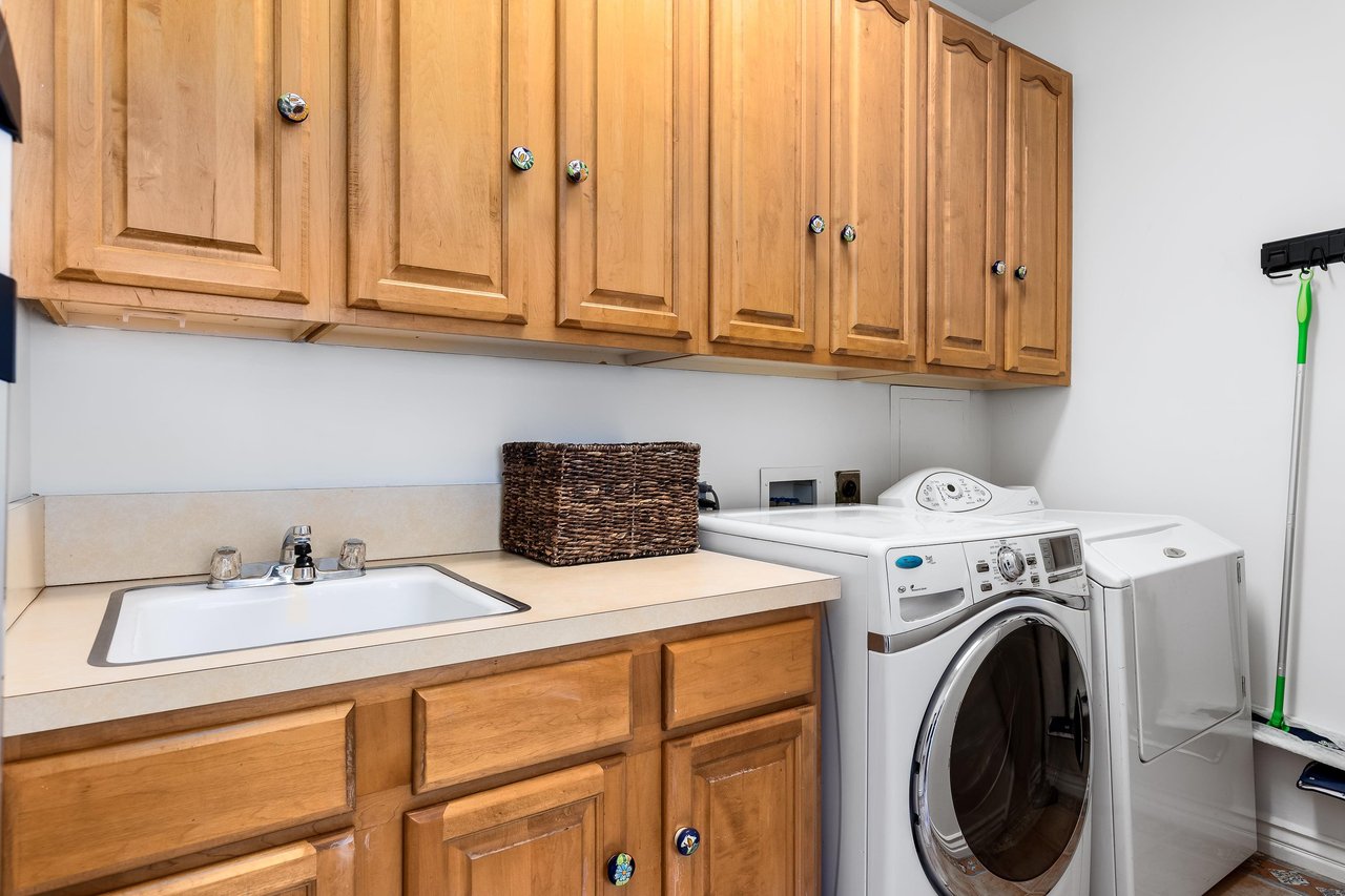 Washer and dryer