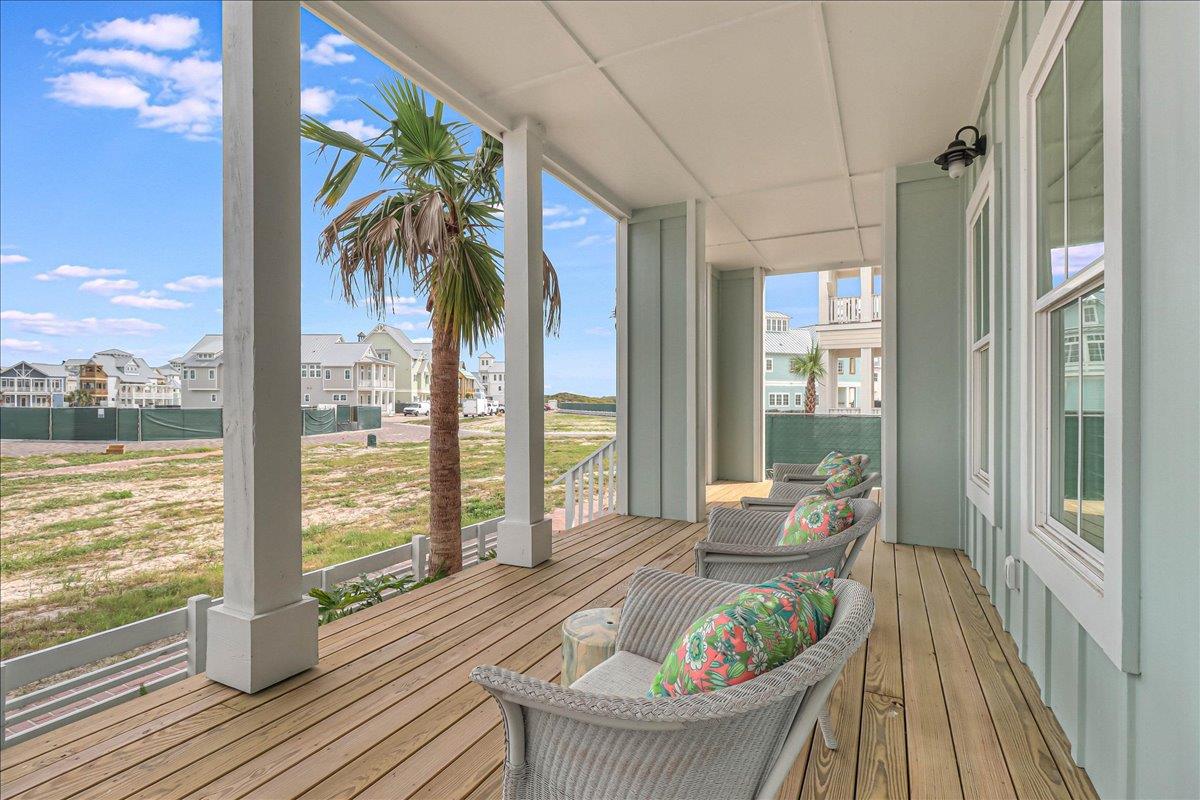 Front Porch Overlooking Park