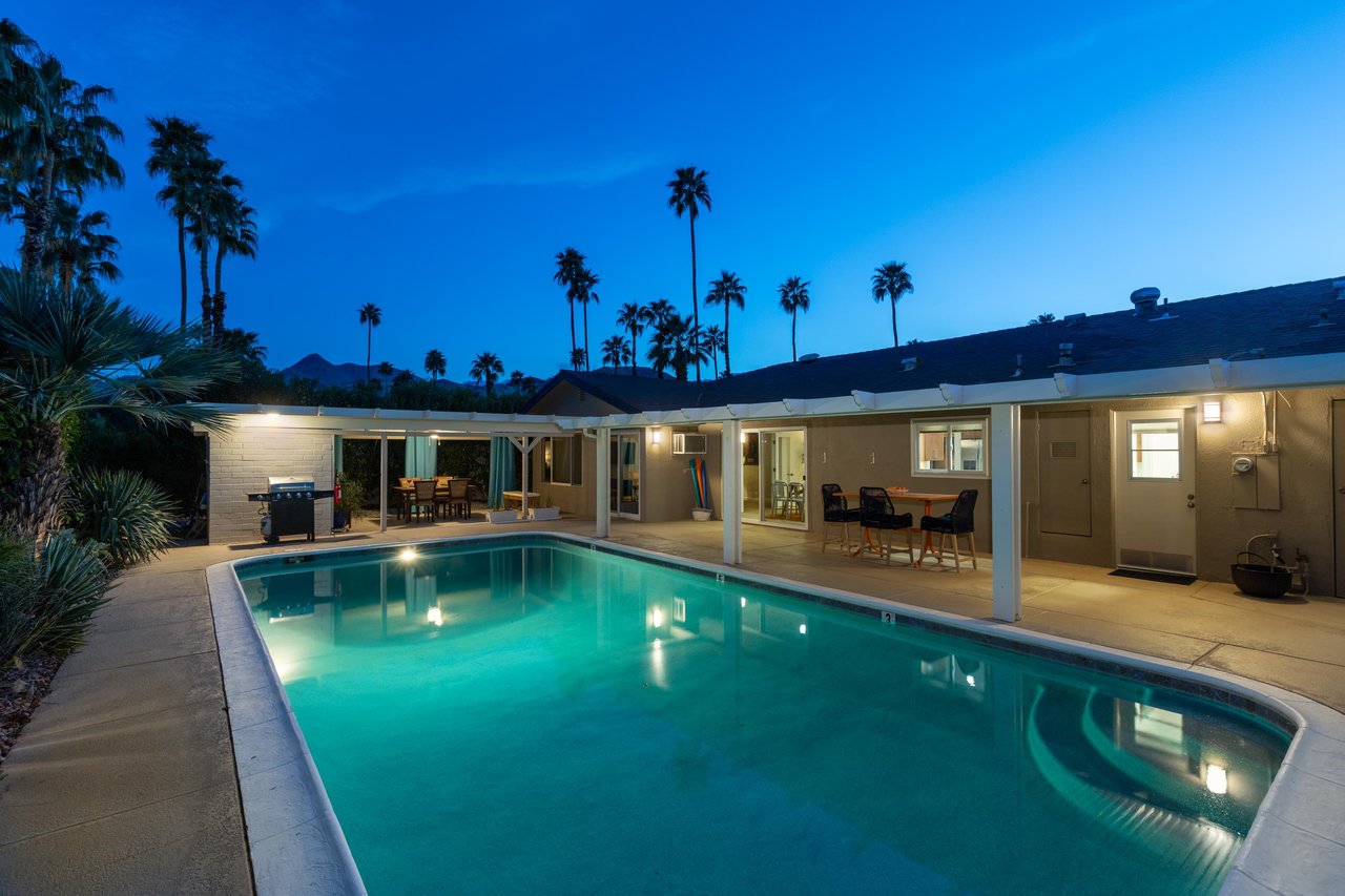 Enjoy an evening swim in the gorgeous pool
