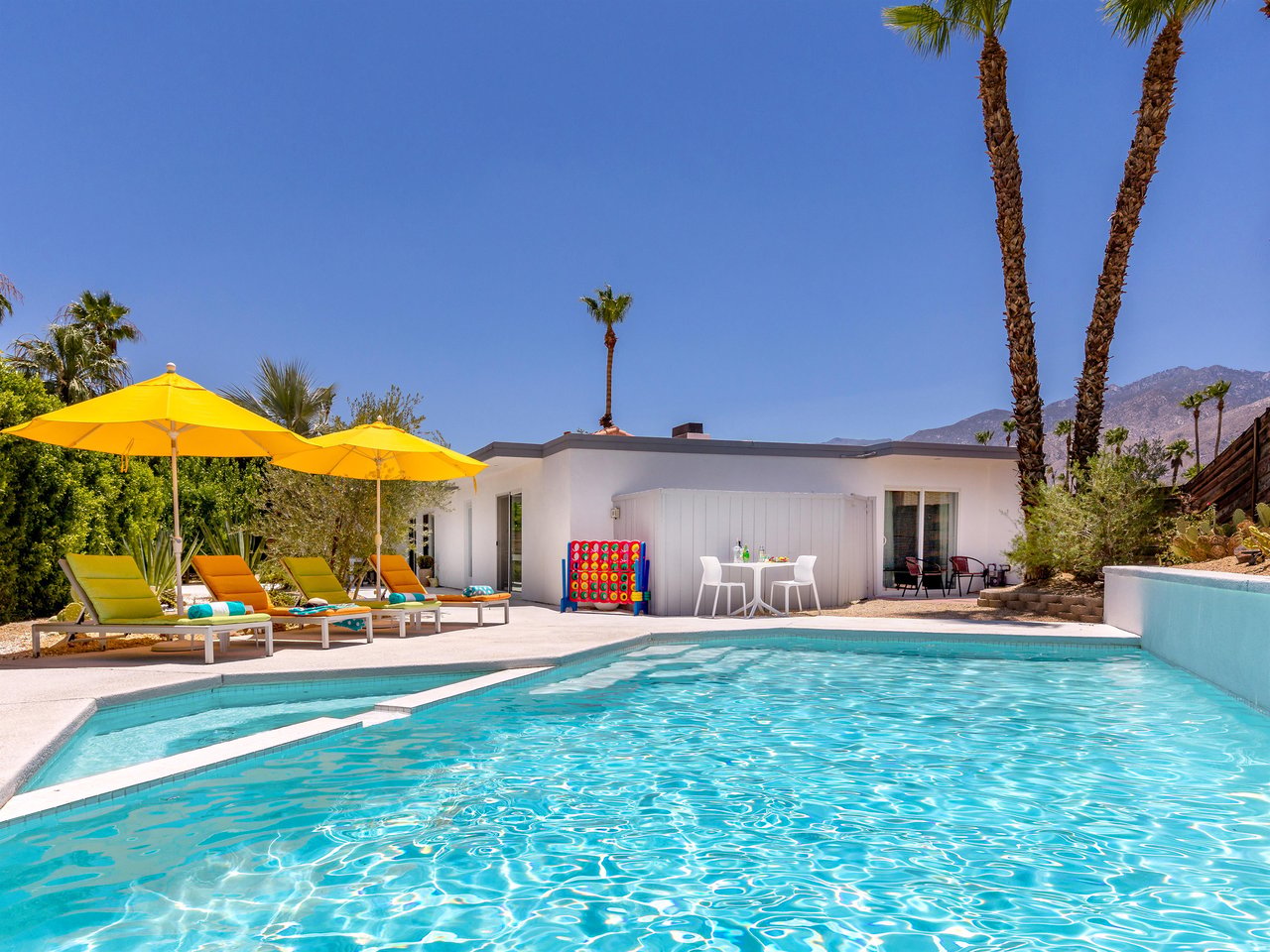 Beautiful saltwater pool and spas