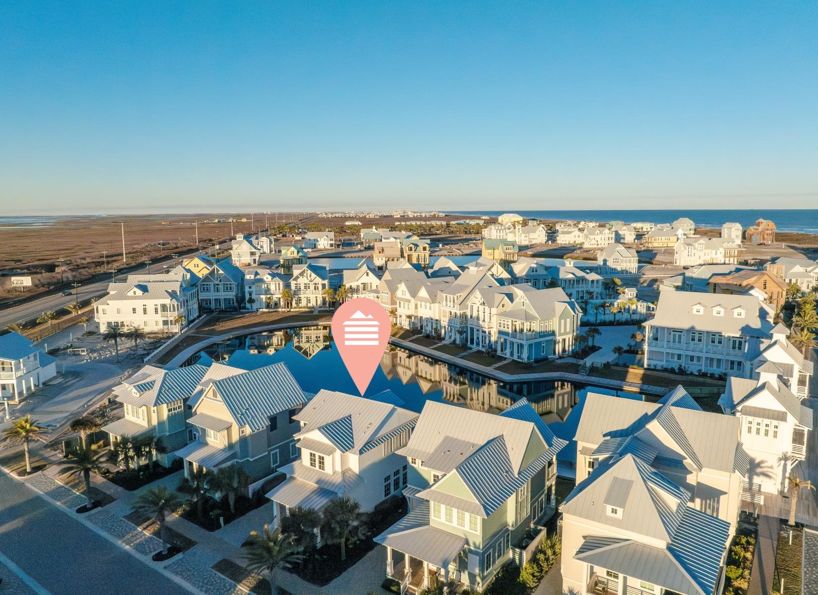 Aerial View, Location