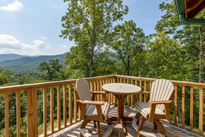 High top table and chairs