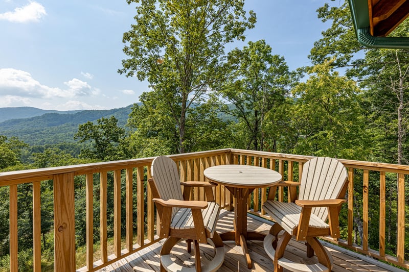 High top table and chairs