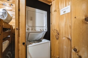 Your inunit washer and dryer combo makes packing light a breeze—fresh clothes whenever you need them.