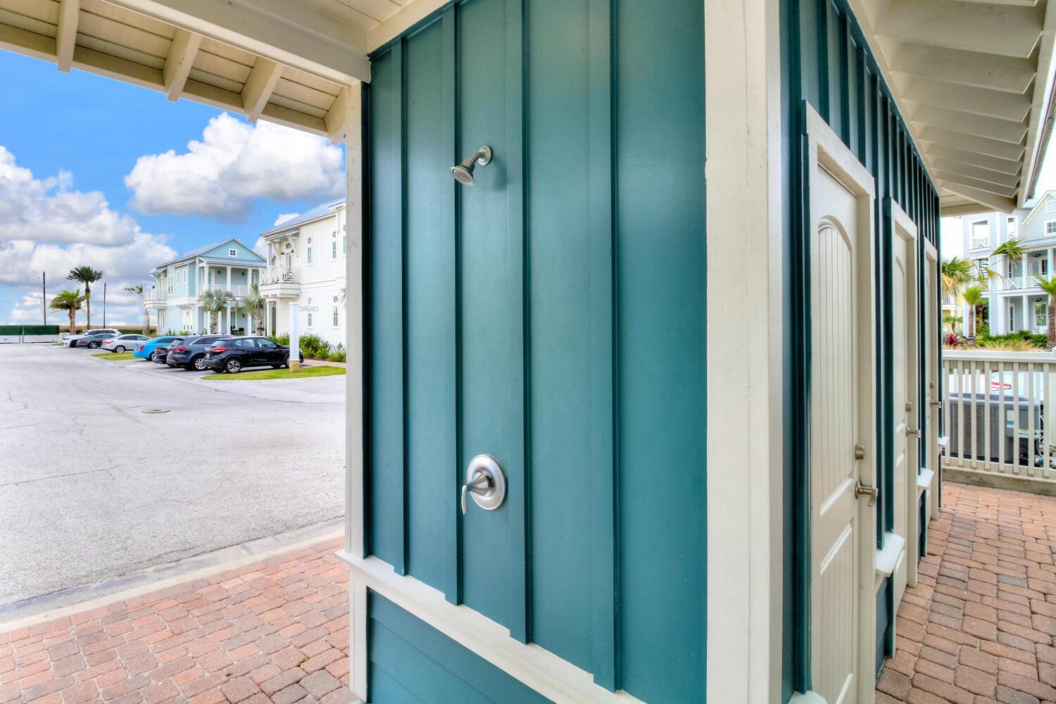 Communal Outdoor Shower Area