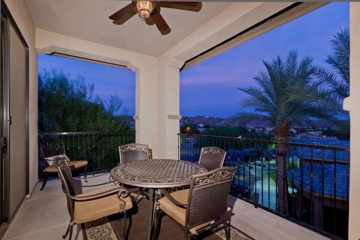Sunset Patio and Pool View