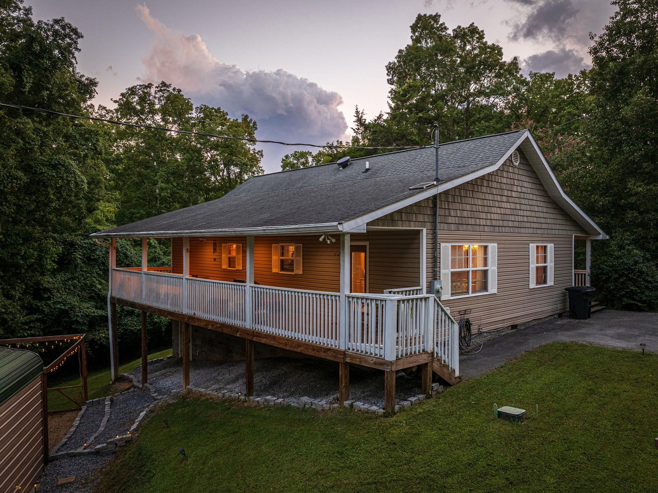 Back of Ole Bud Cabin