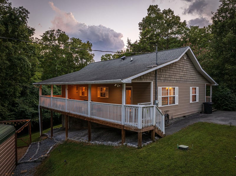 Back of Ole Bud Cabin