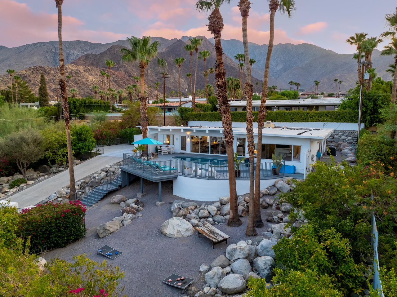 Amazing mountain sunsets