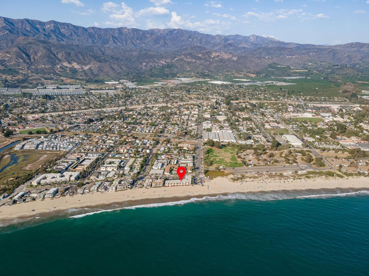 Arial view of Carpinteria Shores.