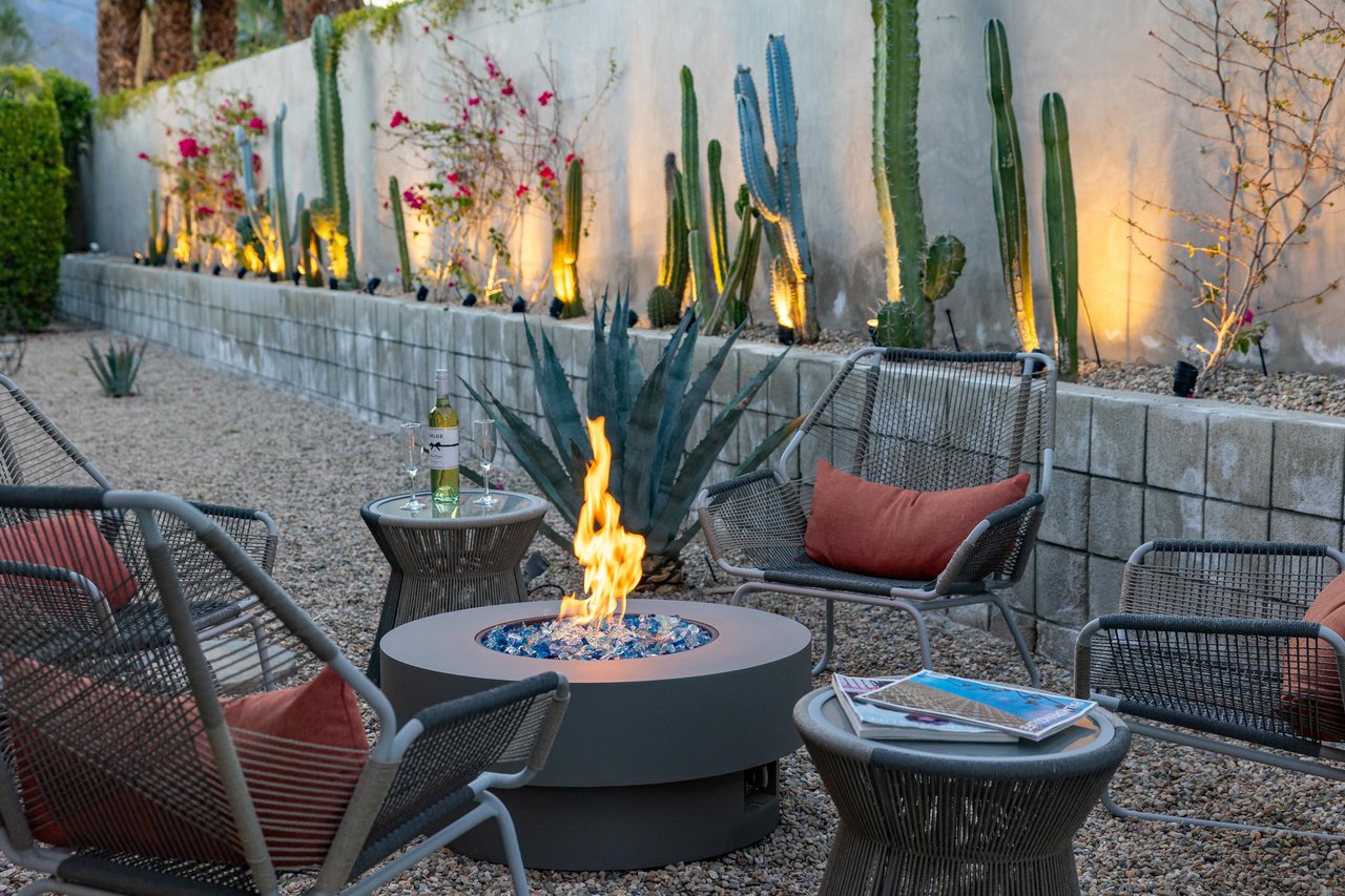 Gather around the fire pit