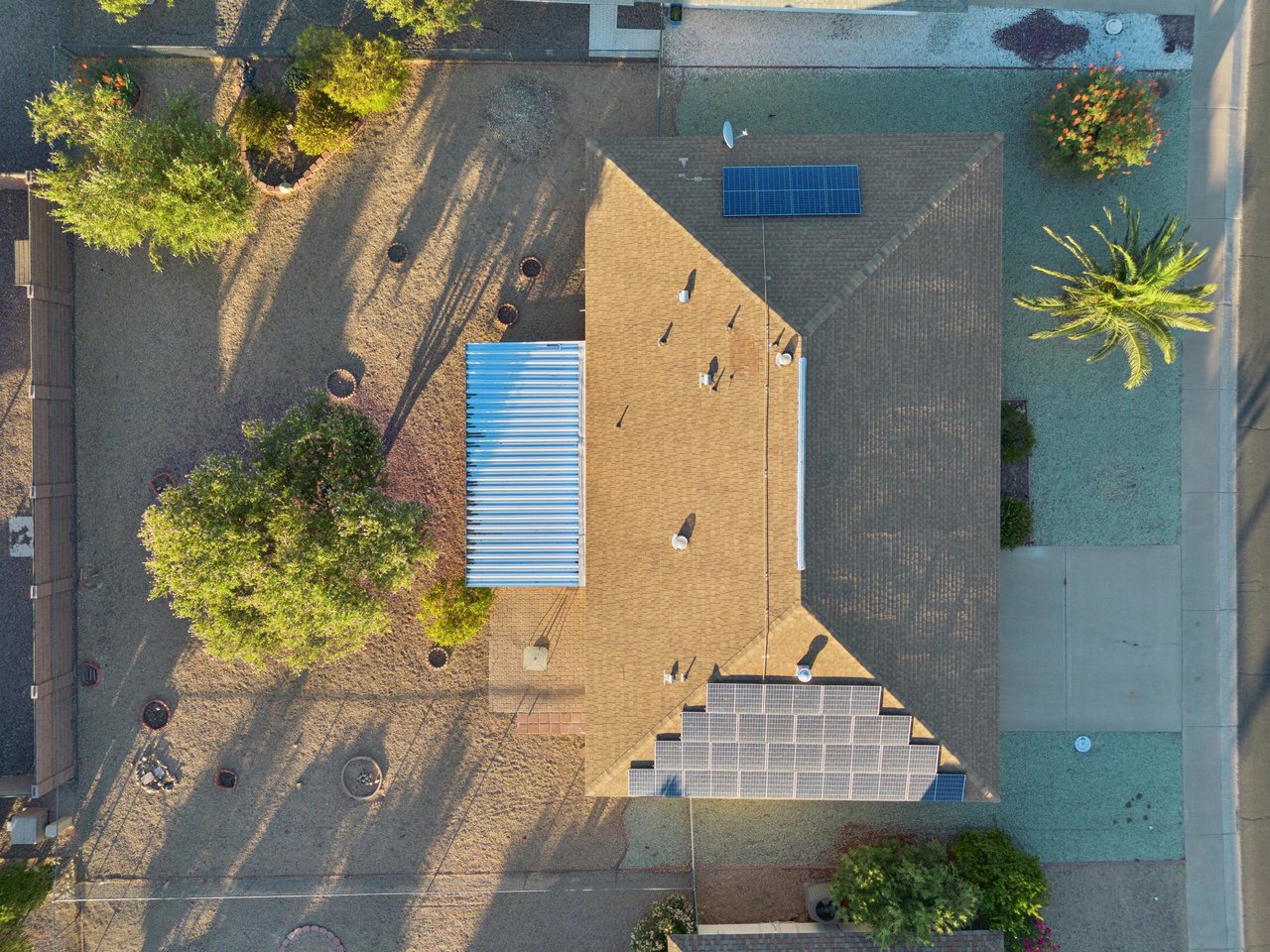Aerial view of property.