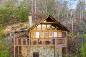 Back Deck Hot Tub Area