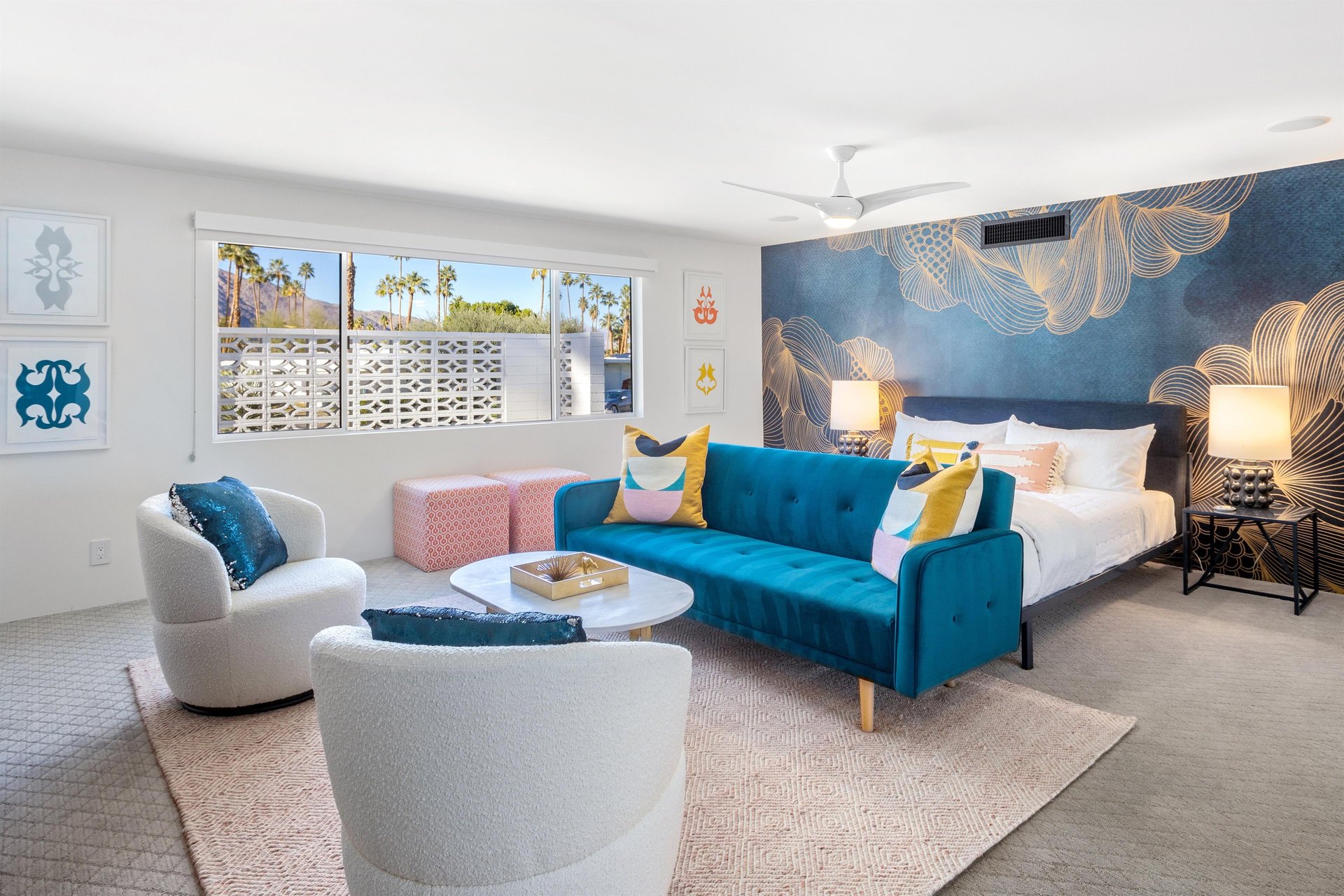 Secondary Suite with seating area