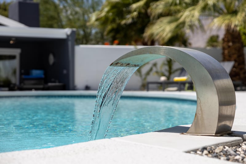 Fun waterfall feature