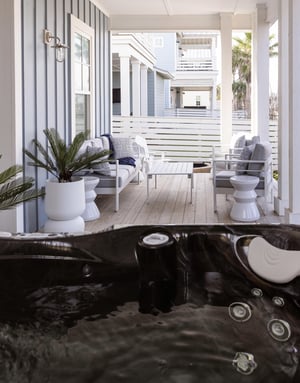 Hot Tub, Back Porch