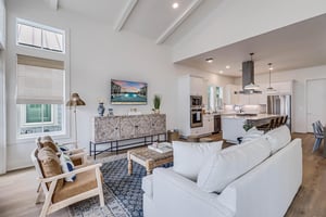 Living Area with Queen Sleeper Sofa, 1st Floor