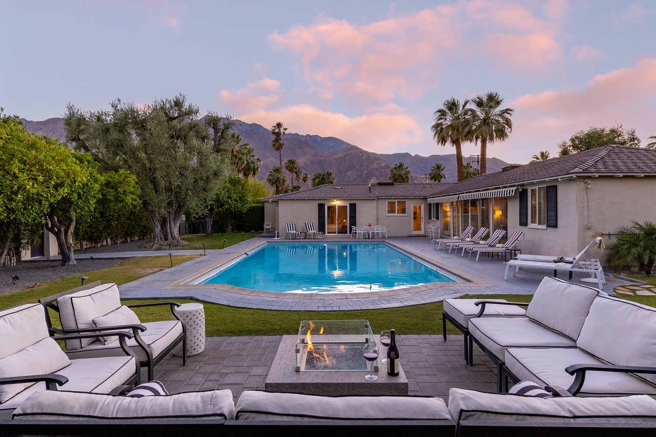 Amazing sunsets by the pool