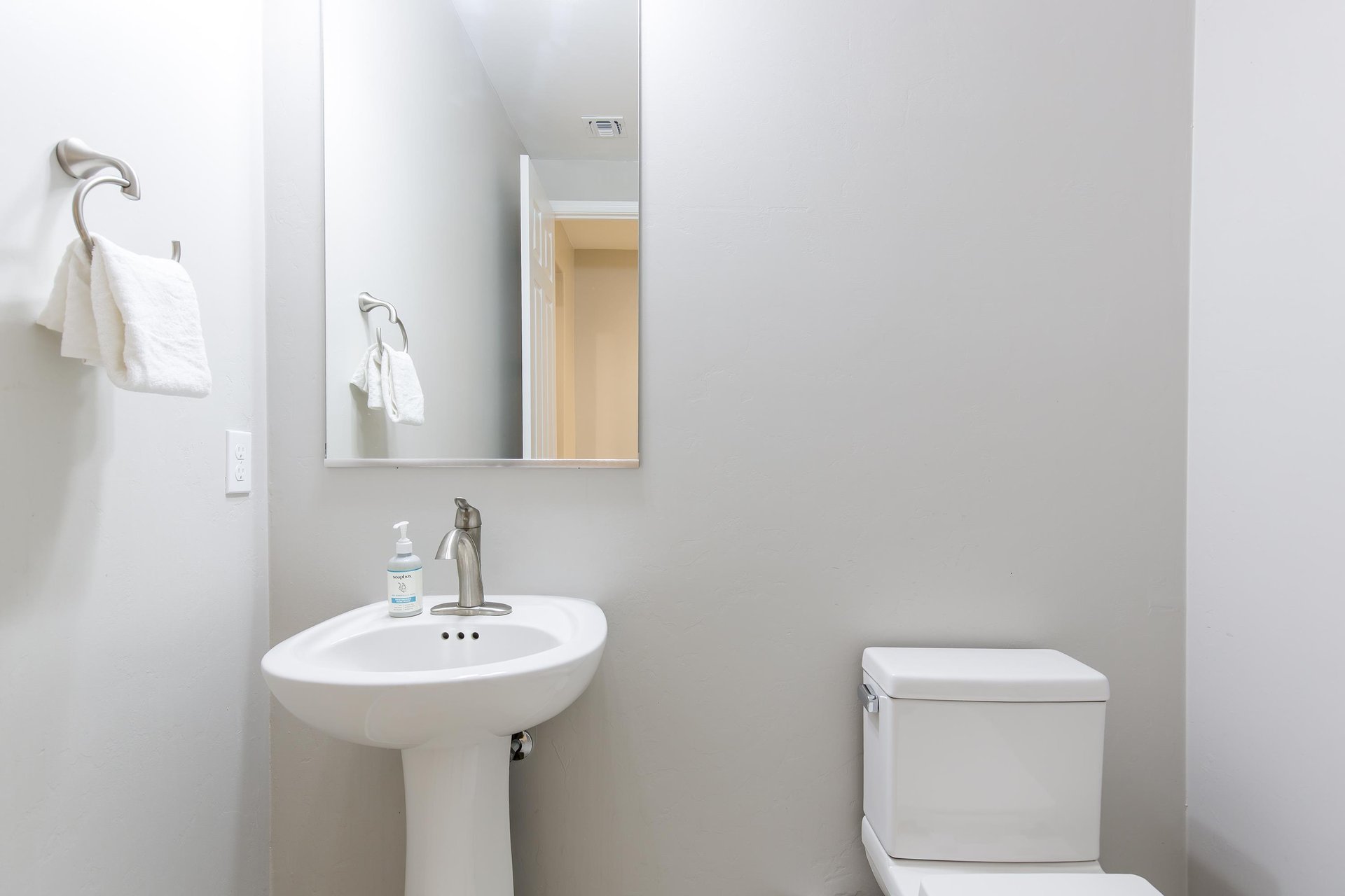 Half bathroom.