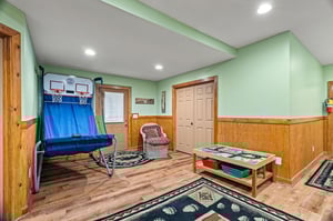 Game room at Lazy Bear Retreat, a 4 bedroom cabin rental located in Pigeon Forge