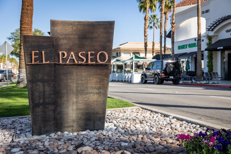 Steps away from famous El Paseo Drive