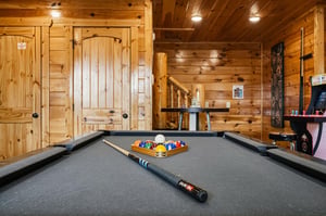 Challenge friends to a game in your private game room, complete with a pool table and arcade for endless entertainment during your mountain getaway.