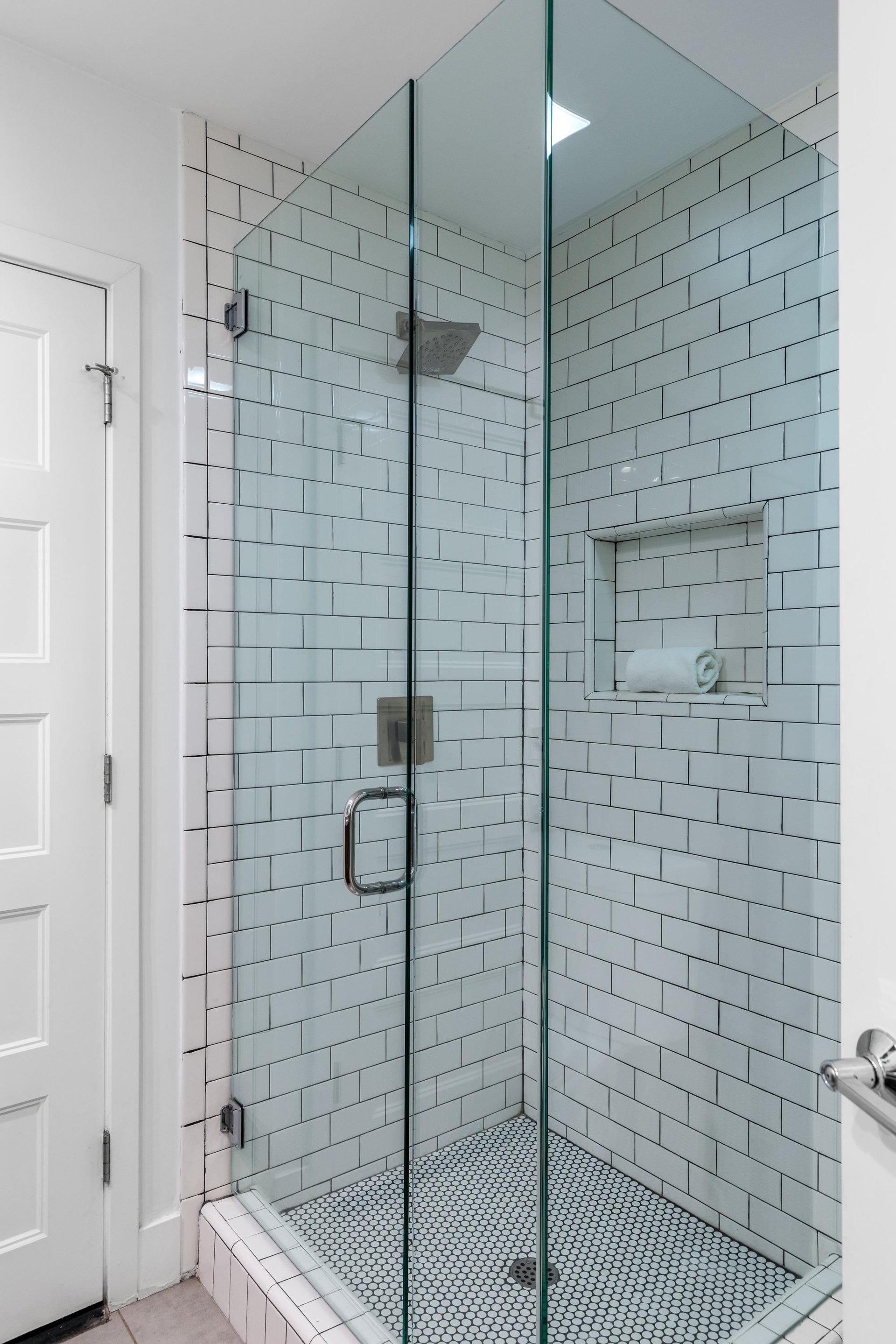 Walkin shower.