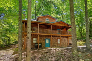Front view of Lazy Mountain Retreat